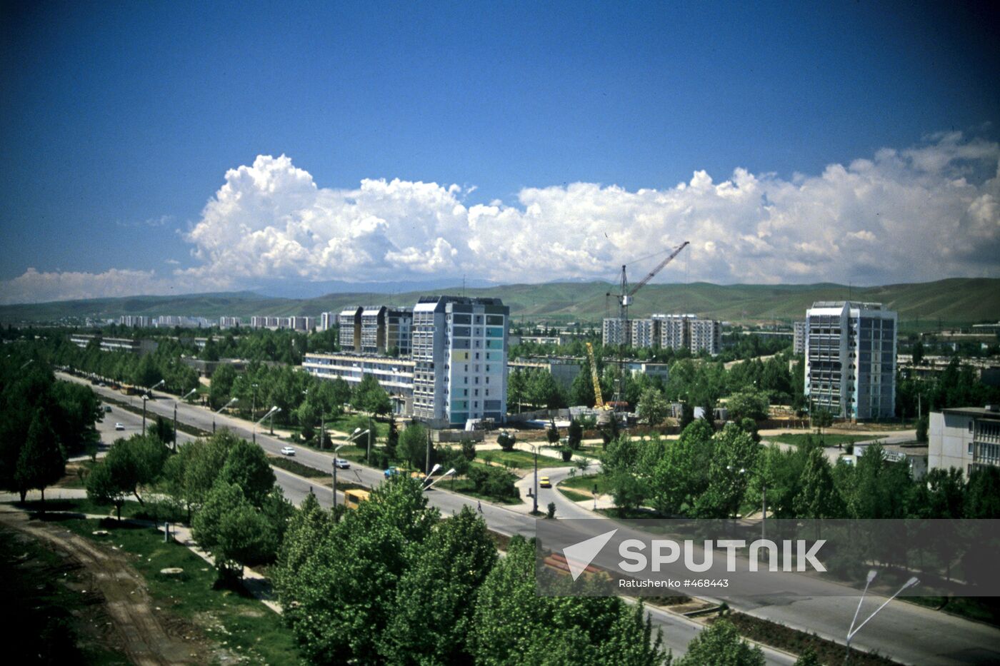 View of Dushanbe