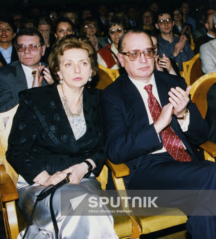 Igor Golembiovsky with his spouse