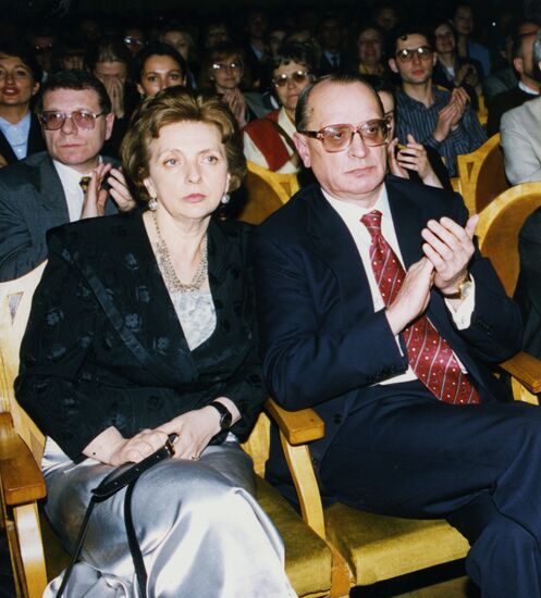 Igor Golembiovsky with his spouse