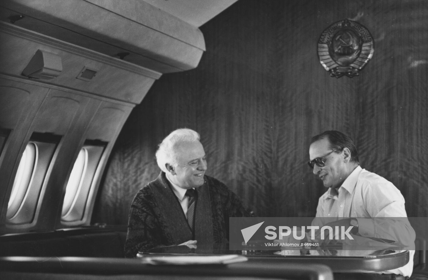 Eduard Shevardnadze and Igor Golembiovsky