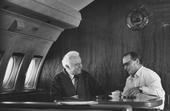 Eduard Shevardnadze and Igor Golembiovsky