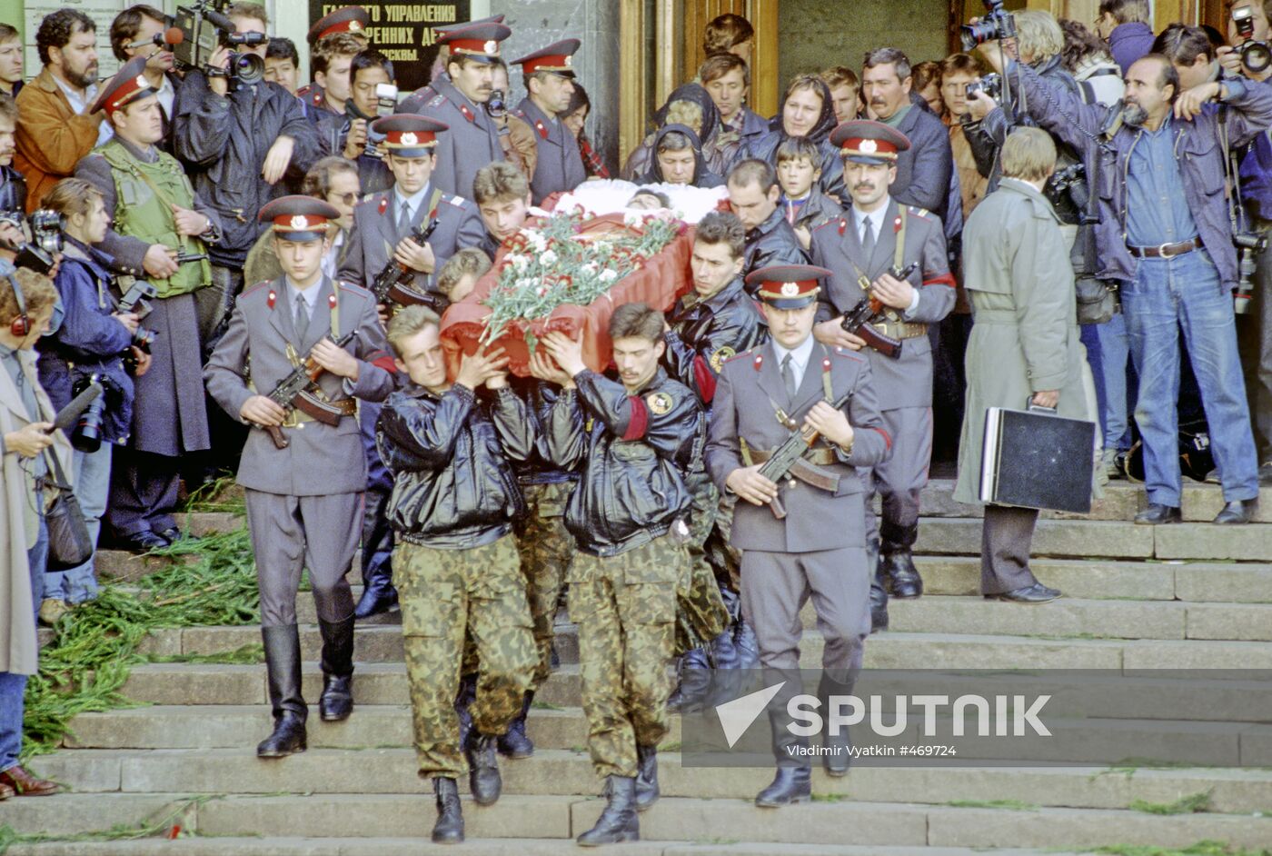 Funeral of special forces soldiers