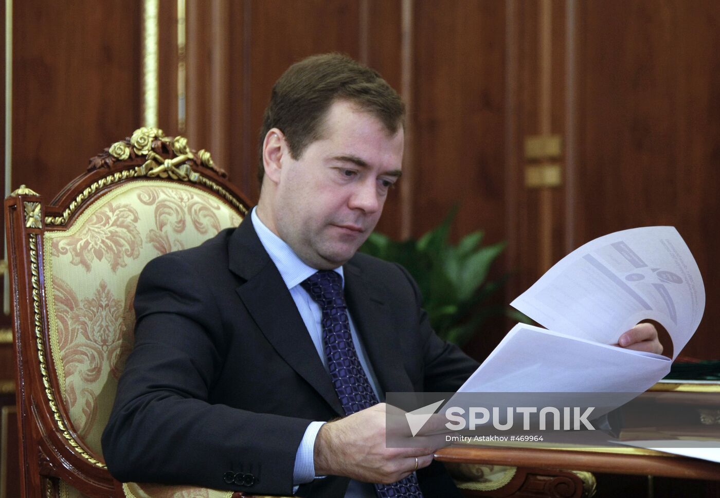 October 5, 2009. Dmitry Medvedev chairs meetings