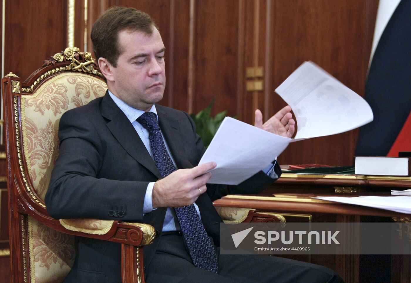 October 5, 2009. Dmitry Medvedev chairs meetings
