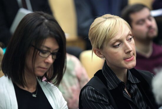 Olga Slutsker and Kristina Arbakaite