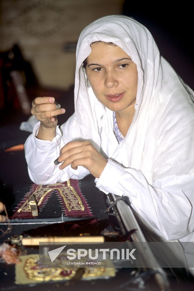 Young seamstress