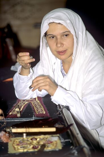 Young seamstress