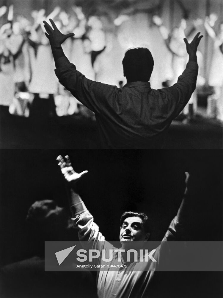 Taganka Theater artistic director Yury Lyubimov