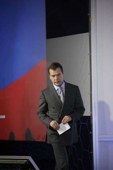 Russian President attends 2nd International Nanotechnology Forum