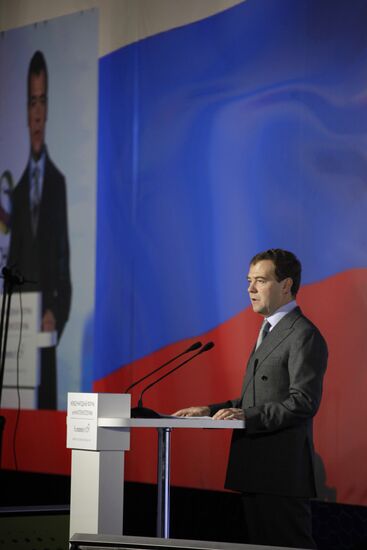 Russian President attends 2nd International Nanotechnology Forum