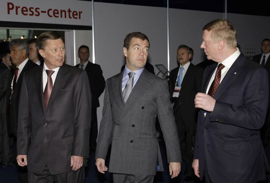 Russian President attends 2nd International Nanotechnology Forum