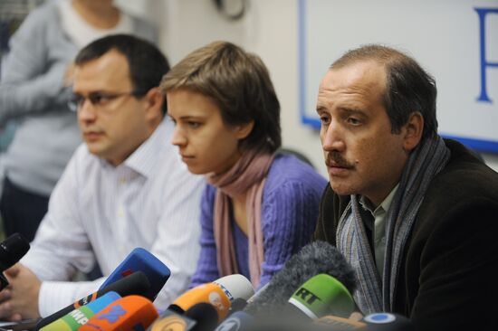 Sergei Sokolov, Ilya Politkovsky, and Vera Politkovskaya