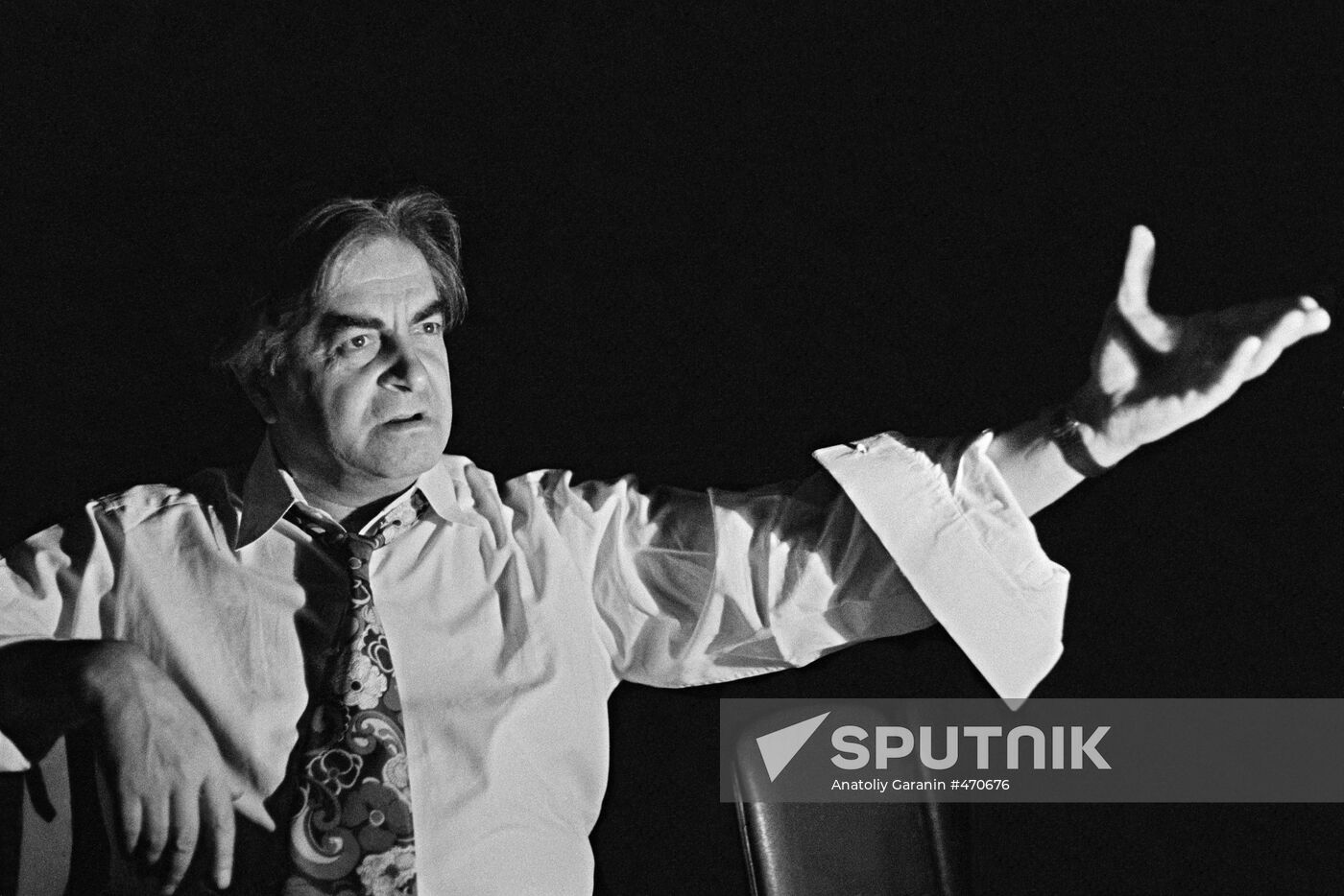 Taganka Theater artistic director Yury Lyubimov