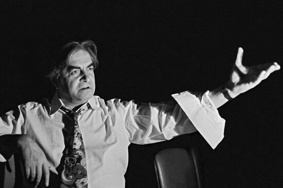 Taganka Theater artistic director Yury Lyubimov