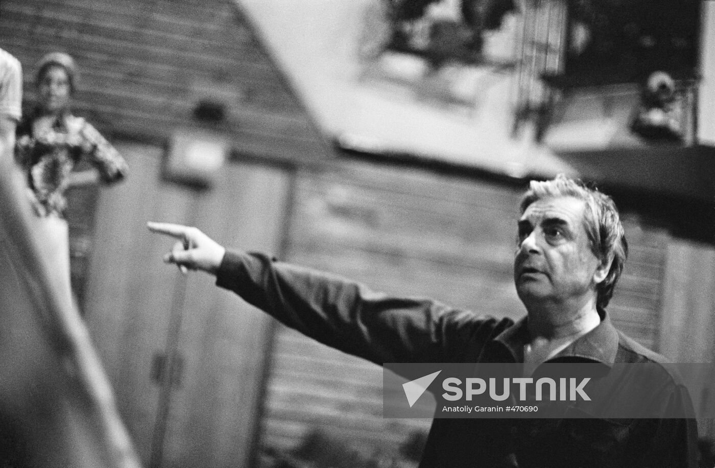 Taganka Theater artistic director Yury Lyubimov