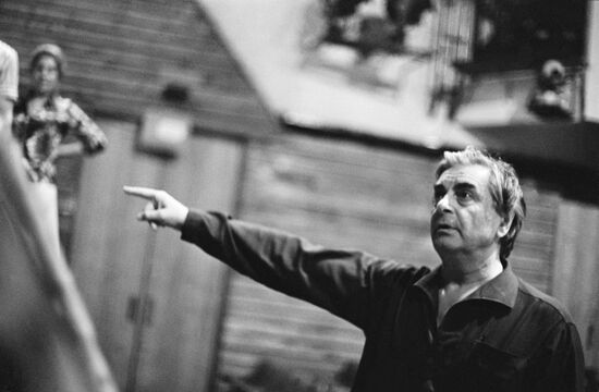 Taganka Theater artistic director Yury Lyubimov