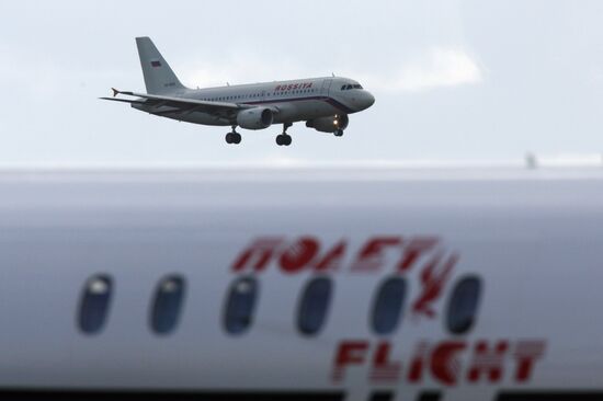 Airbus A319 aircraft of Rossiaya airline