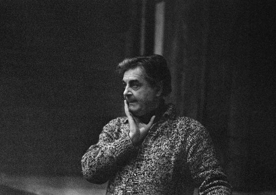 Taganka Theater artistic director Yury Lyubimov