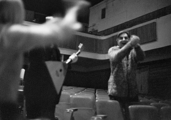 Taganka Theater artistic director Yury Lyubimov