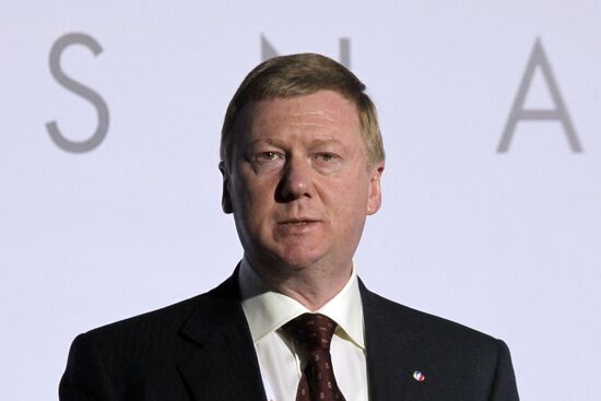 Anatoly Chubais at 2009 Nanotechnology International Forum