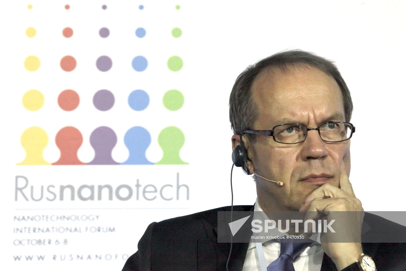 Jorma Ollila at 2009 Nanotechnology International Forum
