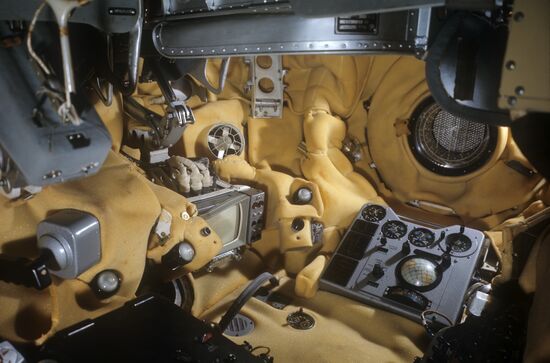 Interior of Voskhod-1 spacecraft
