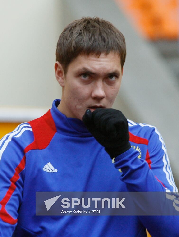 Alexei Rebko, midfielder for Russian national football team