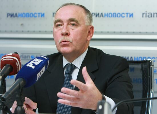News conference by Russian Federal Drug Control Service head