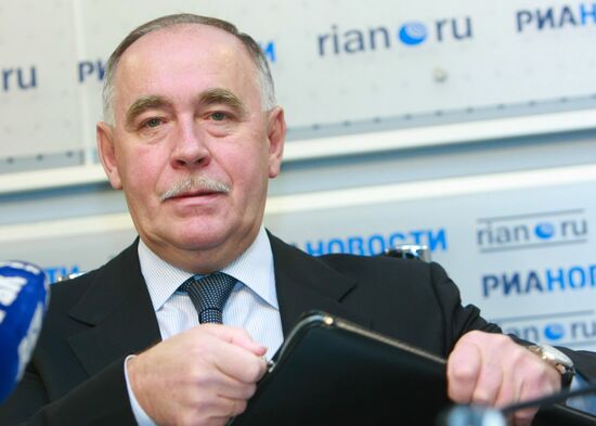 News conference by Russian Federal Drug Control Service head