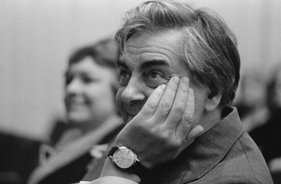 Taganka Theater artistic director Yury Lyubimov