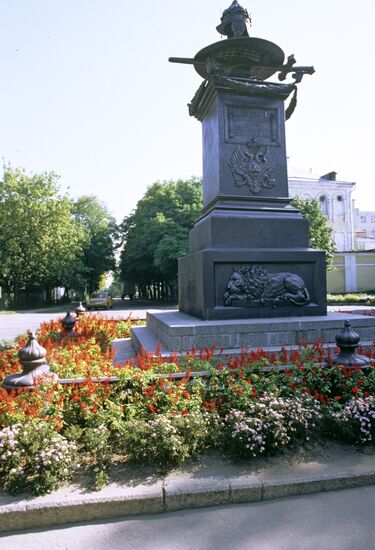 Monument of victory in the Patriotic war of 1812