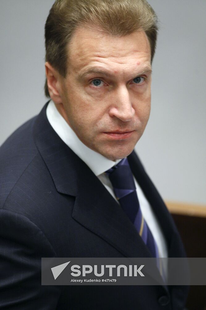Russian First Deputy PM Igor Shuvalov