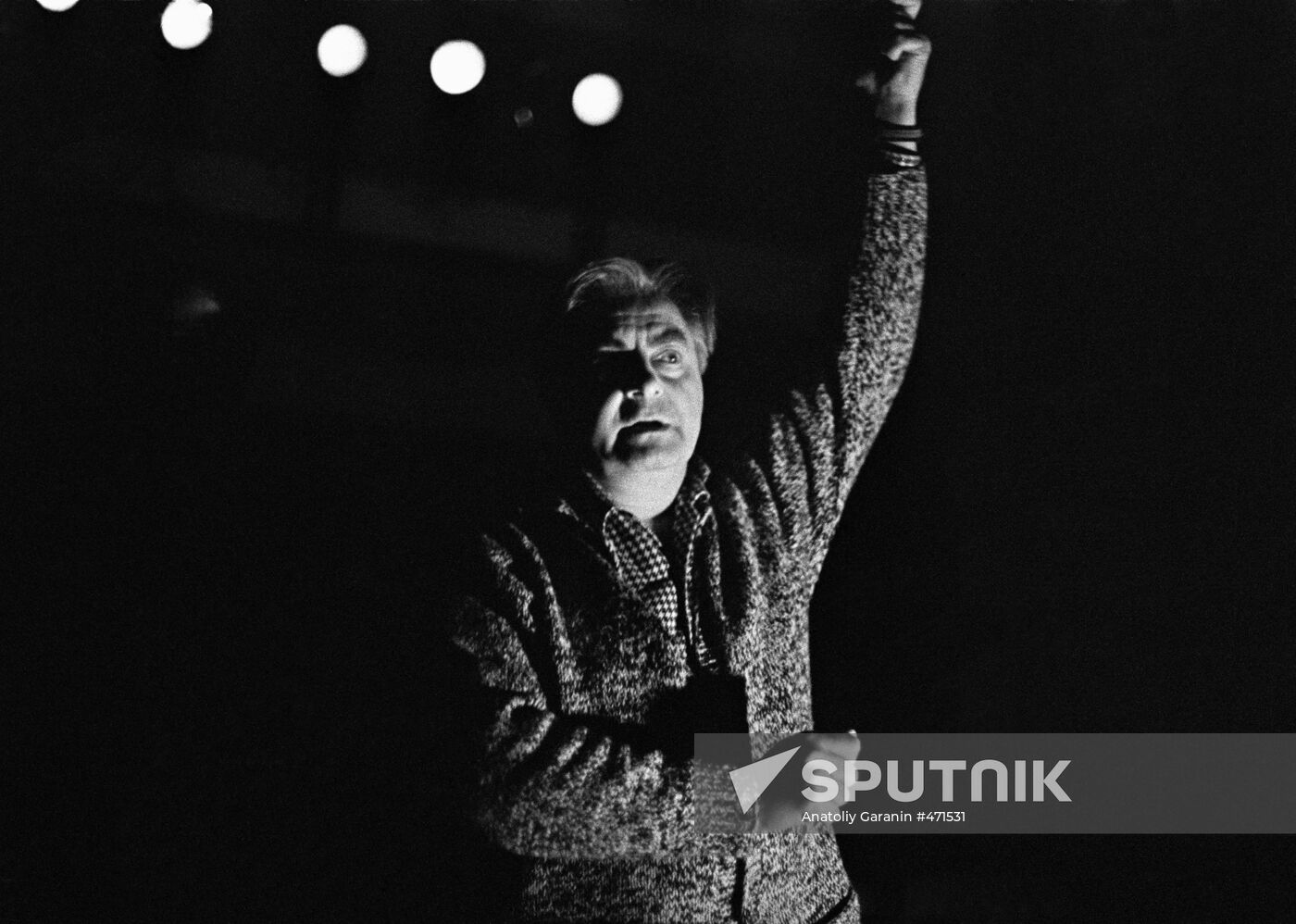 Taganka Theater artistic director Yury Lyubimov
