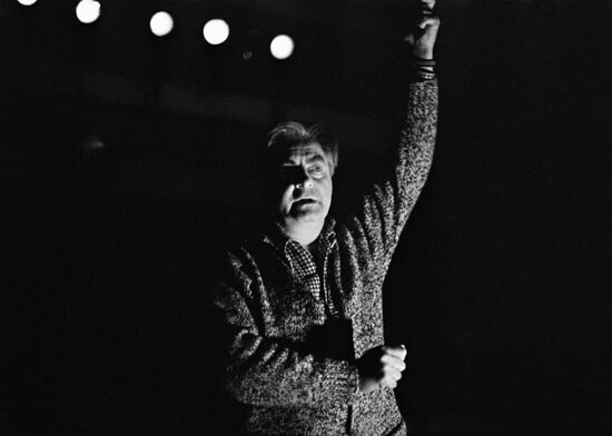 Taganka Theater artistic director Yury Lyubimov