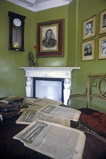 Exposition fragment in Balzac memorial room