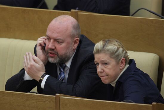 Pavel Krasheninnikov, Yelena Mizulina