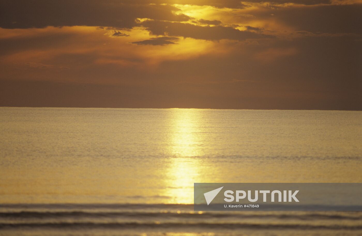Sunset on Baltic Sea