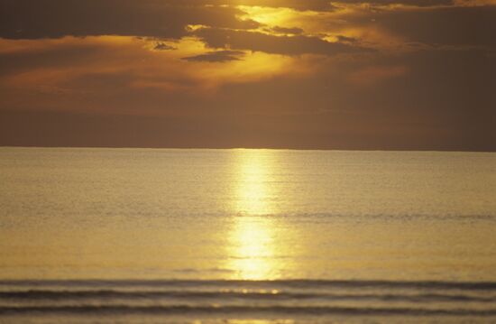 Sunset on Baltic Sea