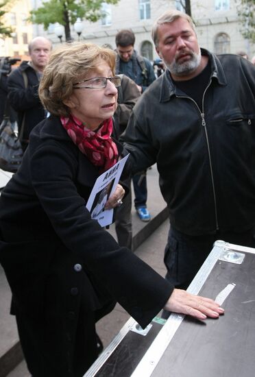 Rally in memory of Anna Politkovskaya