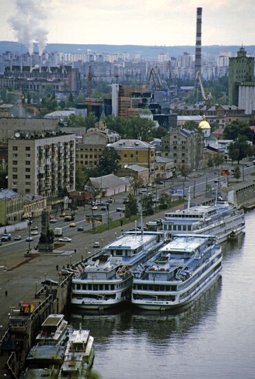 View of Dnieper dock