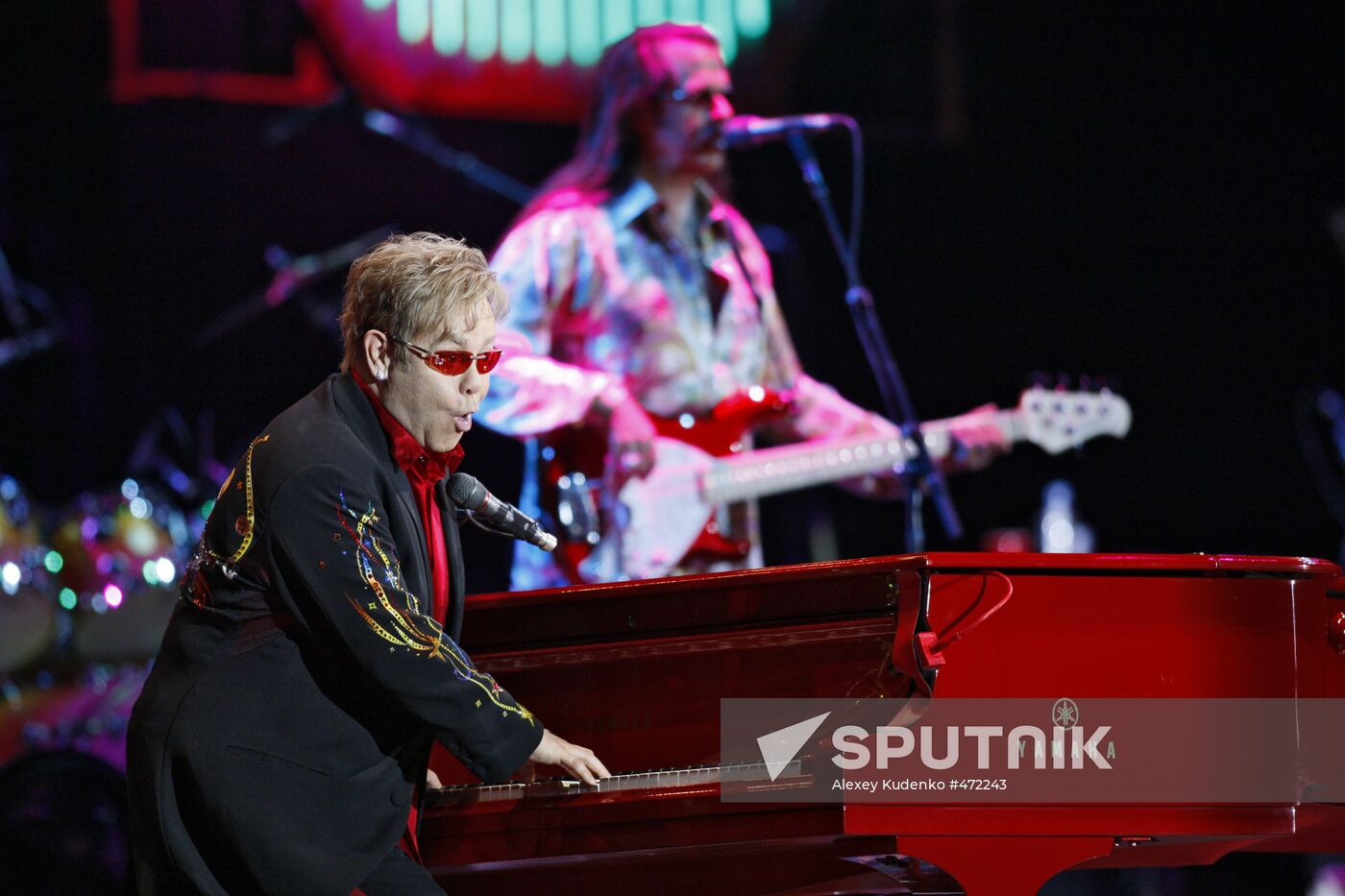 Elton John's concert at Olimpiysky Arena in Moscow