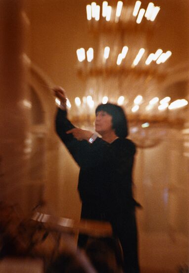 Russian conductor Veronika Dudarova, People's Artist of USSR