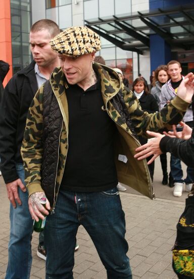 Keith Flint from the Prodigy in Moscow