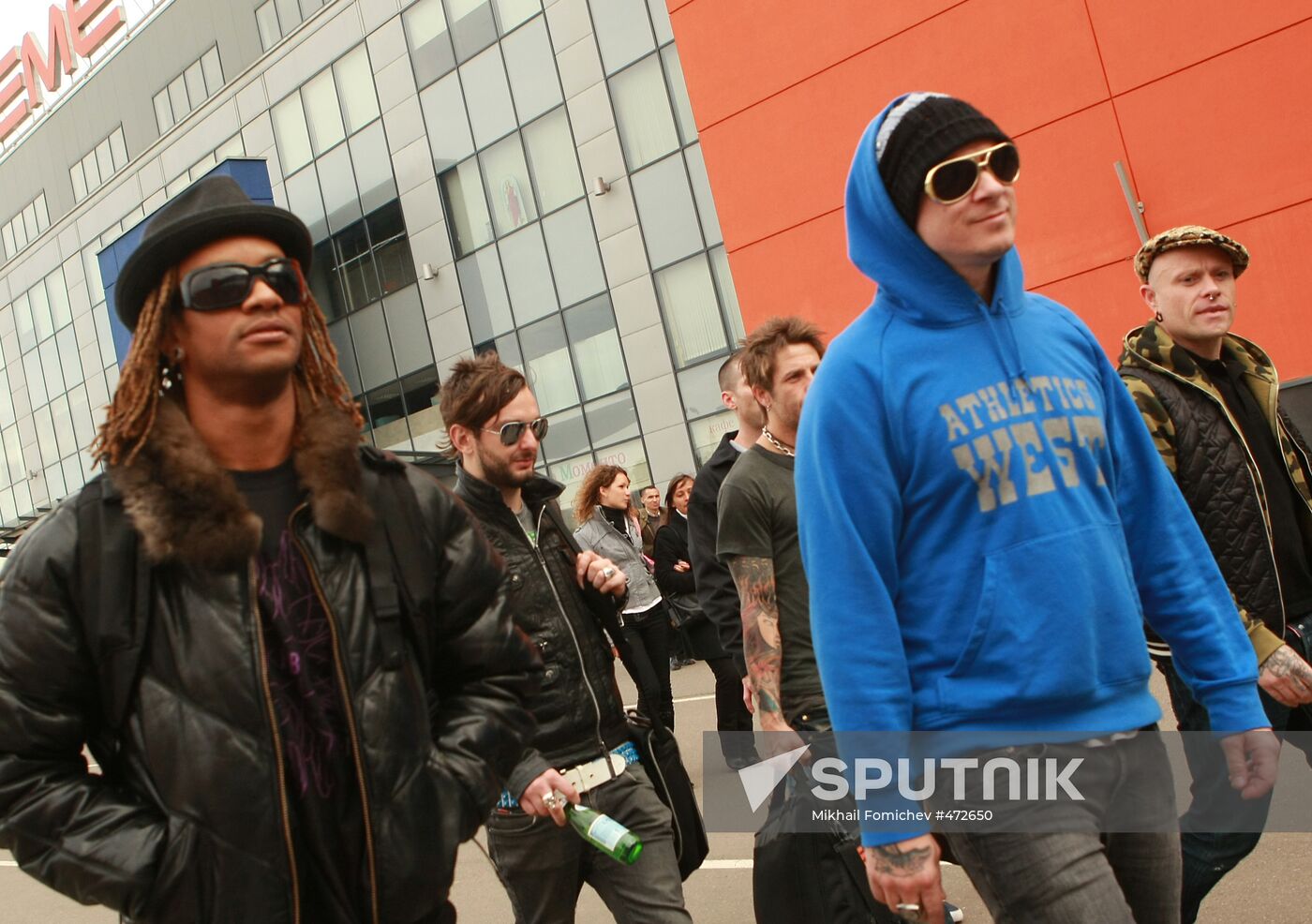 The Prodigy arrive in Moscow