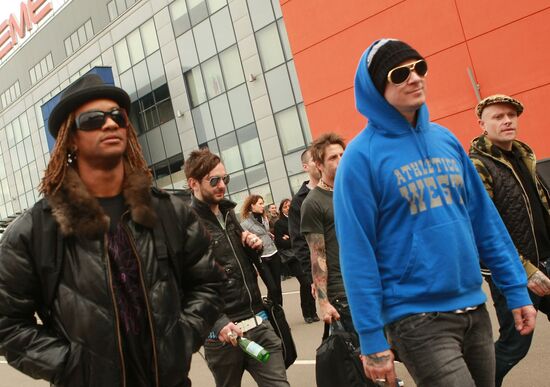 The Prodigy arrive in Moscow