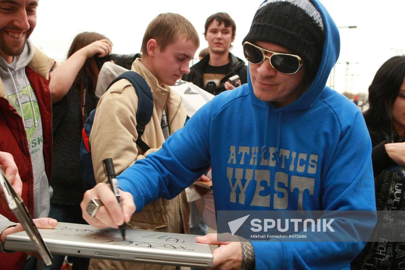 Liam Howlett from the Prodigy in Moscow