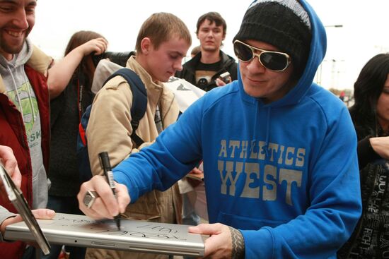 Liam Howlett from the Prodigy in Moscow