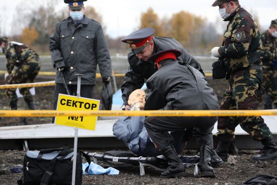 Exercise in Yekaterinburg to investigate aviation accidents