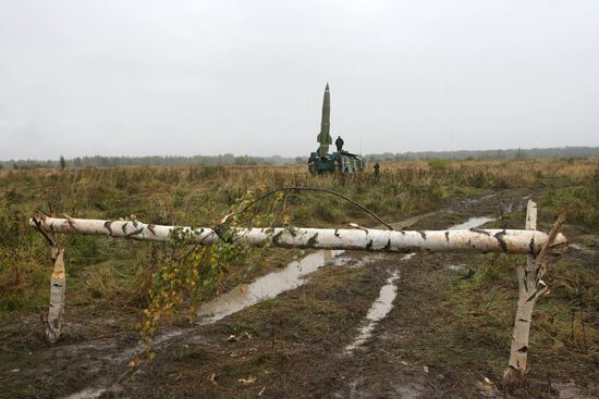 Tochka missile launched from test area in Kaliningrad Region