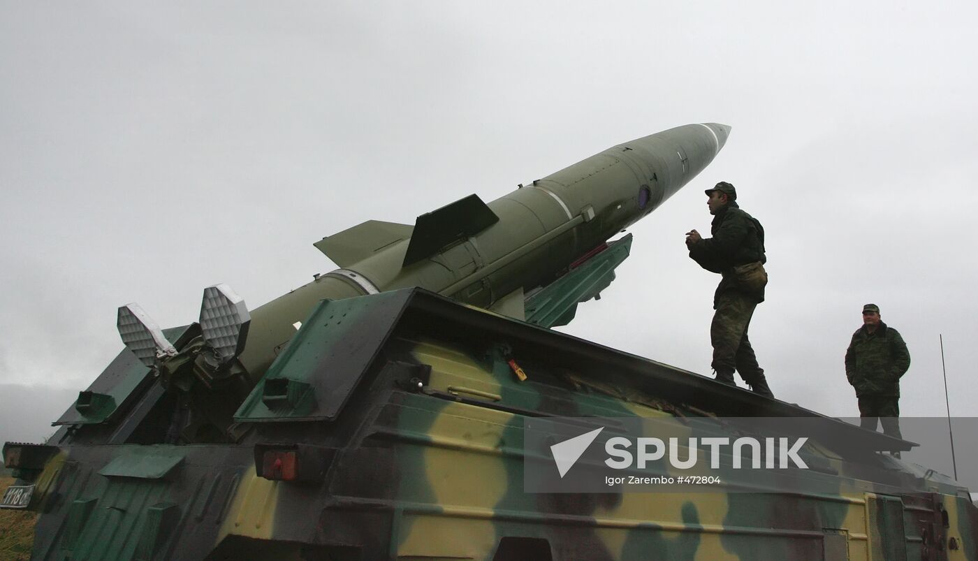 Tochka missile launched from test area in Kaliningrad Region